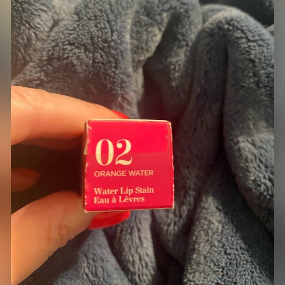 Clarins Water Lip Stain in 02 Orange Water. NIB - Picture 2 of 2